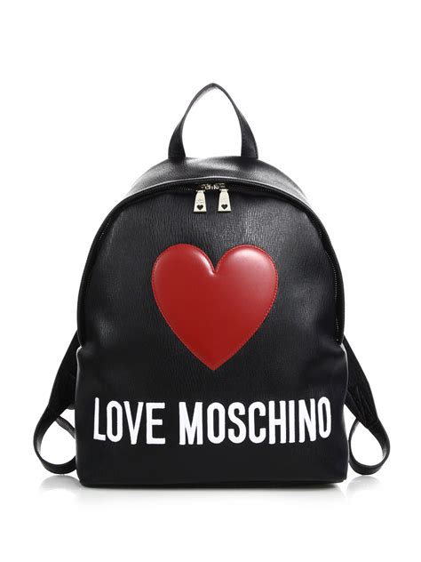 love moschino backpack bag.